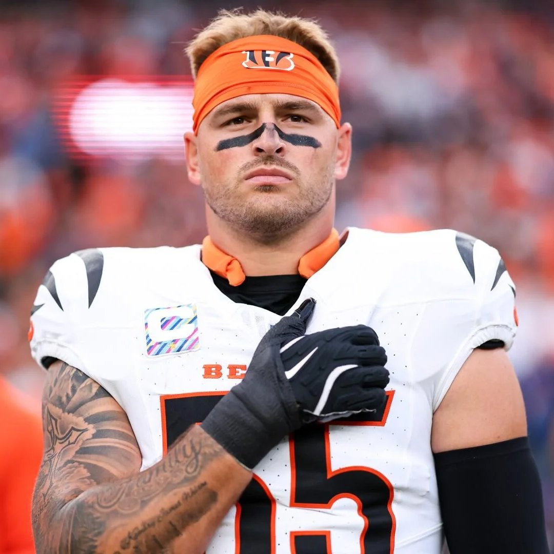 NFL_DovKleiman's tweet photo. Wow: Former Bengals LB Logan Wilson has announced his retirement.

Congrats on a fantastic career 👏 https://t.co/YuWBax9BPj