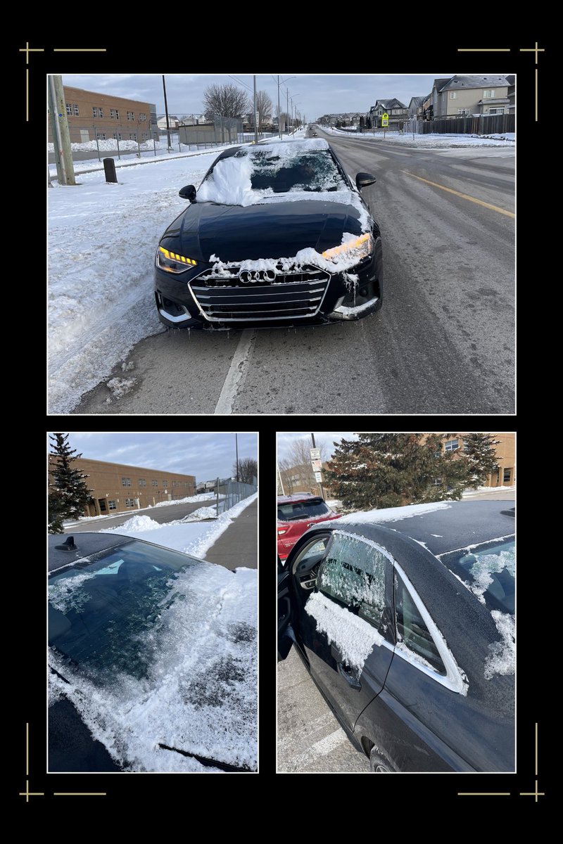 DRPSEastDiv's tweet photo. Unfortunately, it's still winter out!
This morning, this driver was stopped at Scugog St / Goodwin Av, Bowmanville for failing to Clean snow off their windows.
Fine is $110
#DurhamVisionZero
#UnobstructedWindows
#ClearView https://t.co/ZmEr8zzkdp