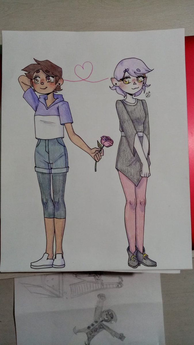 cherrystaticzz's tweet photo. Since The Owl House fandom is coming back to life, I couldn't resist to make a lumity fanart like the old times. Here's just a little comparison of a drawing from 2022 and now.

#theowlhouse #toh #clipstudiopaint #luznoceda #amityblight #lumity https://t.co/XvWb4Rlw1d