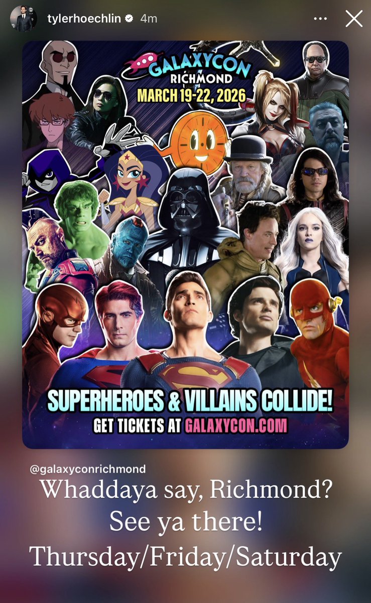 Tyler Hoechlin + Michael Bishop Updates tweet media