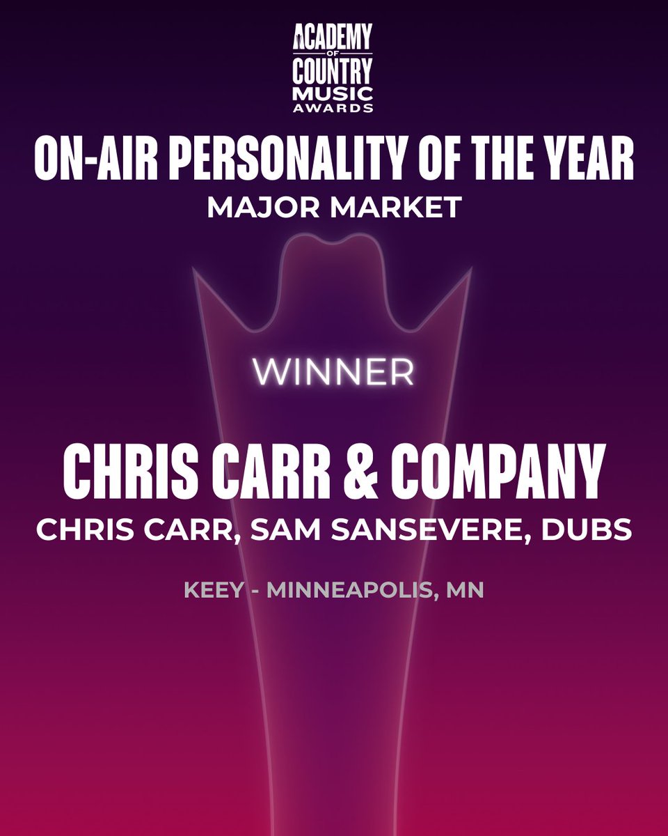 ACM Awards tweet media