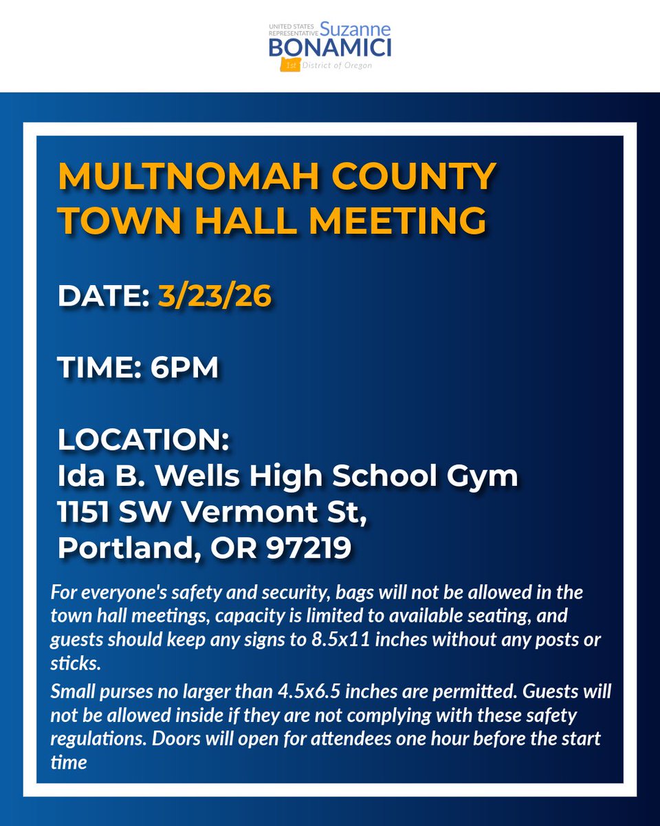 Suzanne Bonamici tweet media