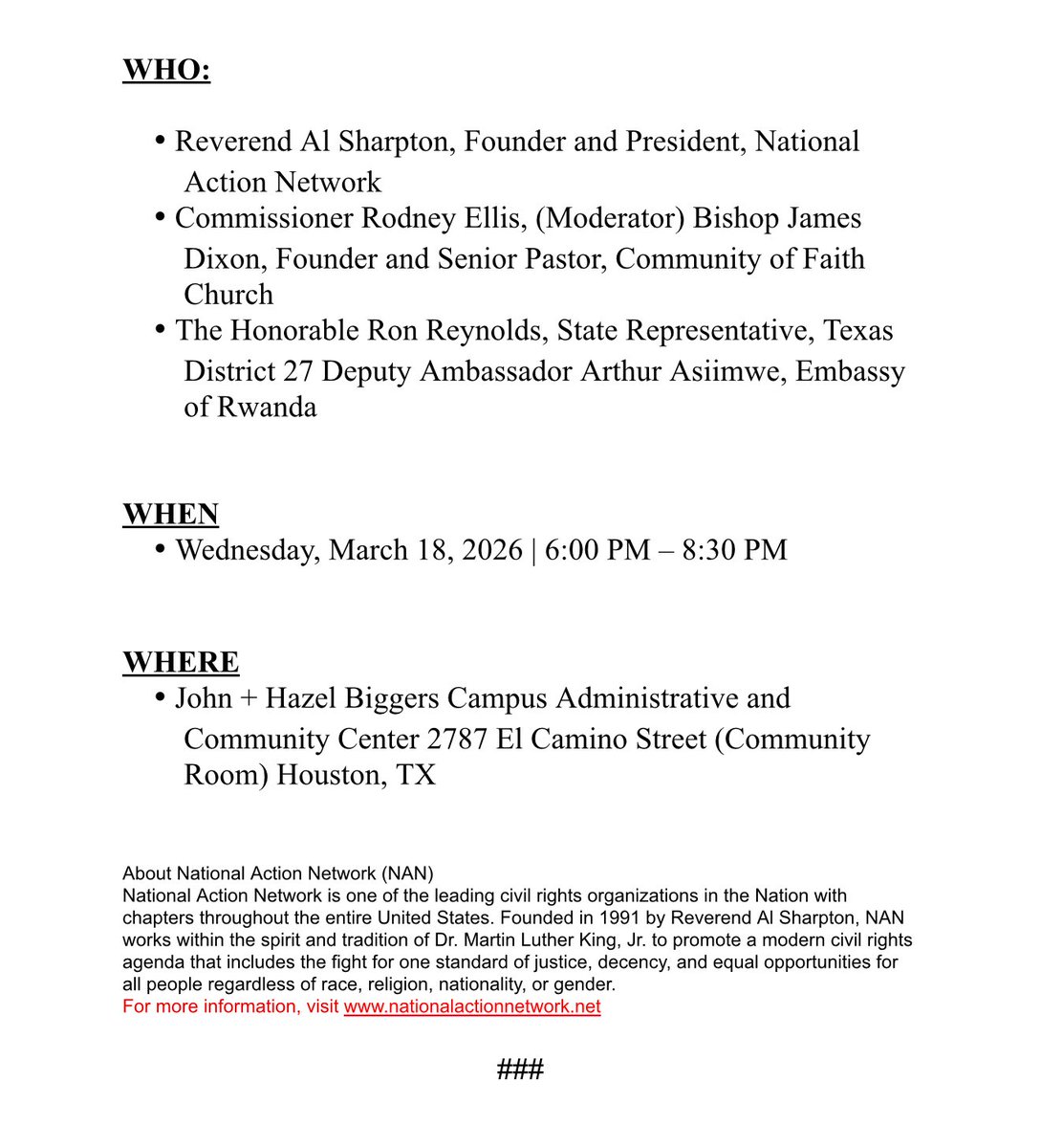 Reverend Al Sharpton tweet media