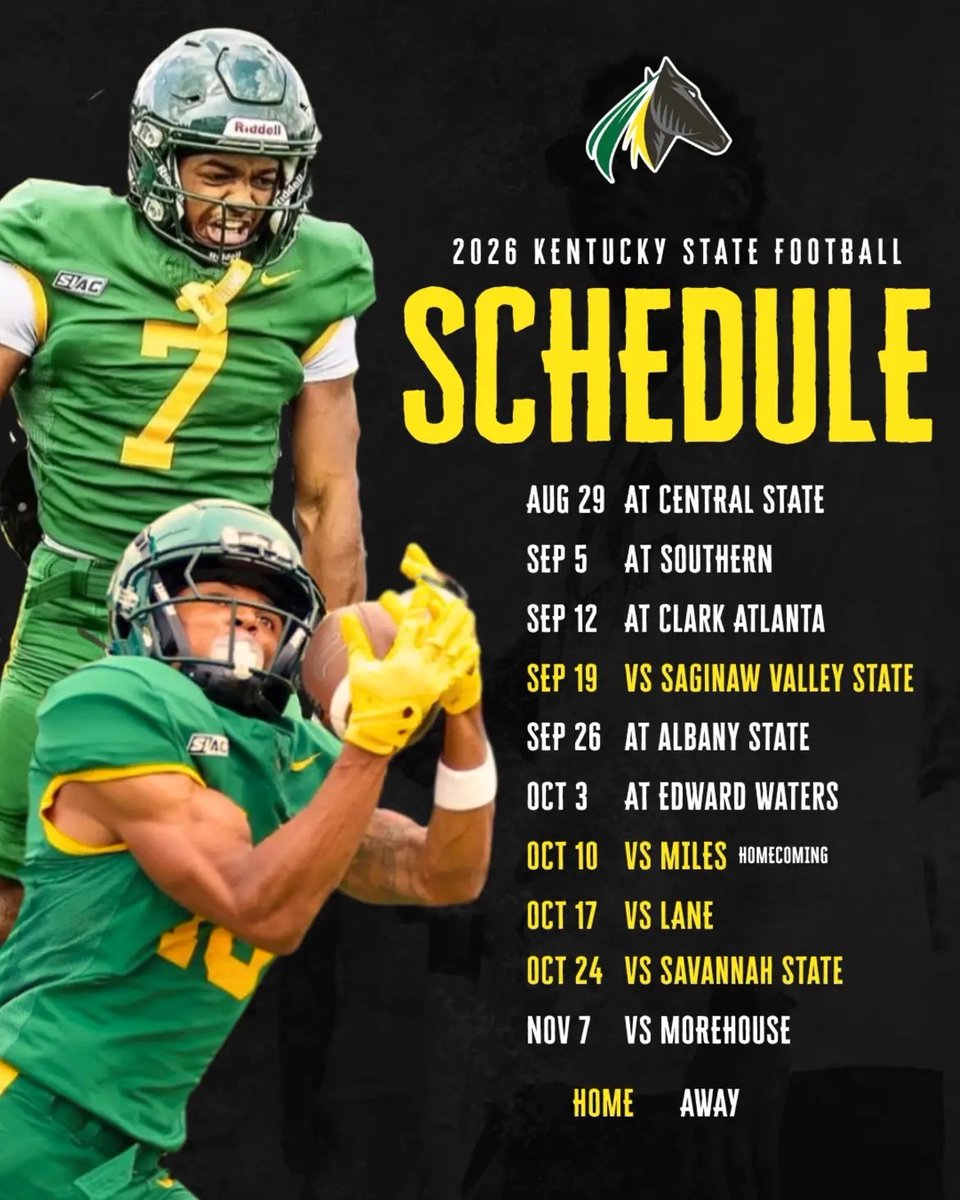 Kentucky State University Football tweet media