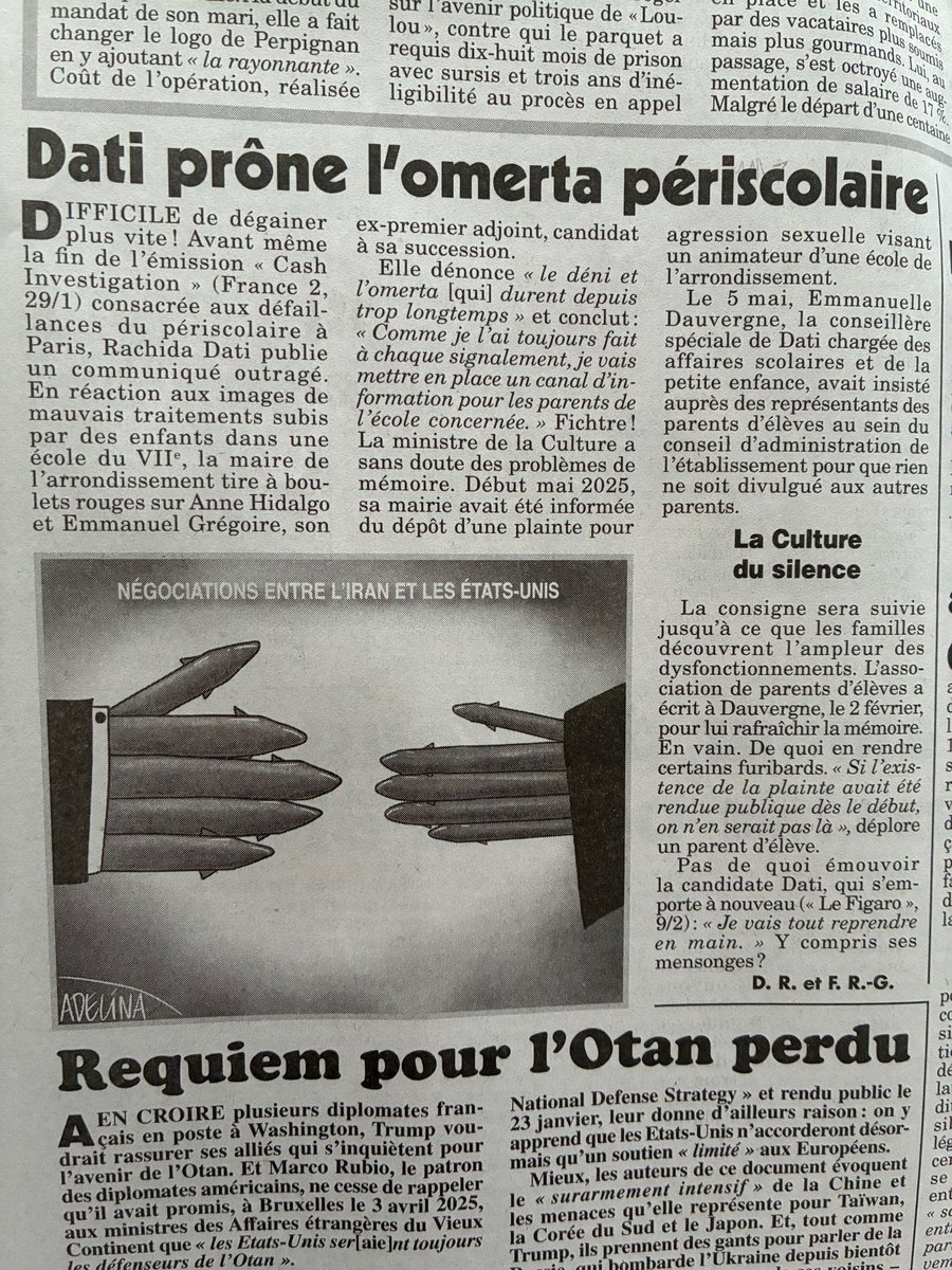 LeclercFlorence's tweet photo. Dati a tellement alerté sur le périscolaire qu’elle a étouffé des affaires dans le 7e ! #ParisLeDebat https://t.co/Qa5eSOLAfc