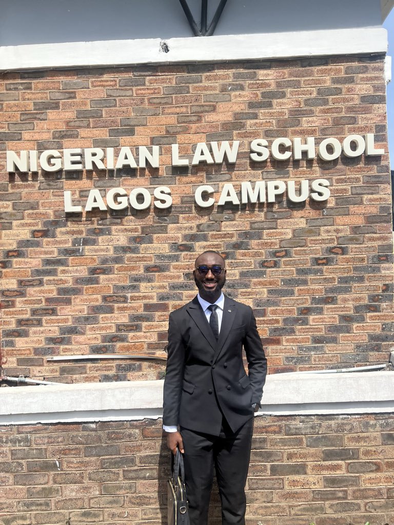Utibe_Inyang1's tweet photo. This pictures means more than it shows. It carries the stress, the prayers, the consistency and now, admission into the Nigerian Law School, Lagos Campus.
Back at it… let’s get it done and dusted. ⚖️📚
#NigerianLawSchool #NLSLagos #NLSLagosCampus #CallToBar #NigerianLawyer #LawSchoolNigeria