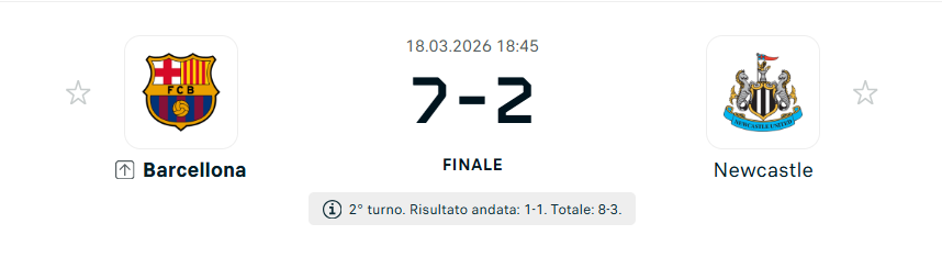 fabriziomico's tweet photo. Agosto 2024: "La nuova #UEFAChampionsLeague sarà molto più equilibrata e spettacolare"
Ottavi di finale della UEFA Champions League 2025/2026: ...
#ChelseaPSG #BarçaNewcastle https://t.co/7CJ1OManyw