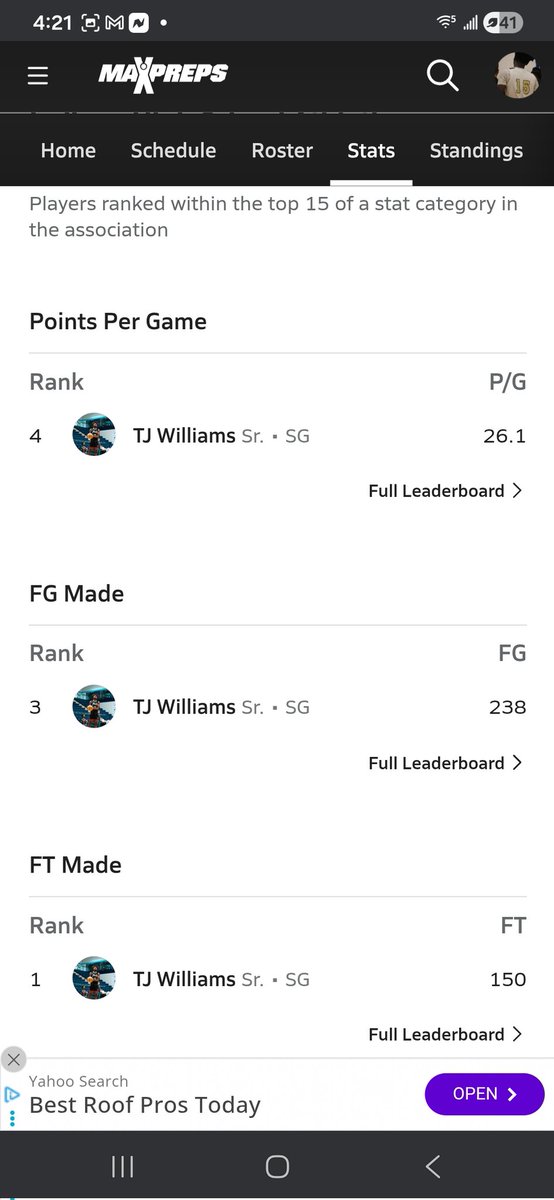 Tj Williams. tweet media