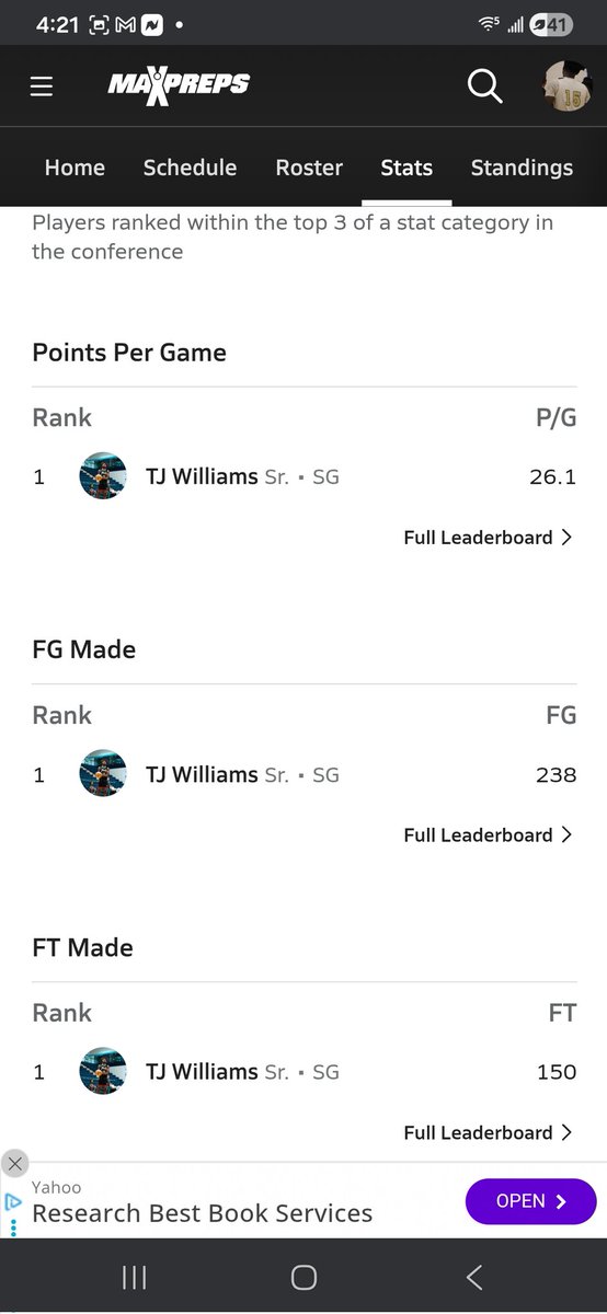 Tj Williams. tweet media