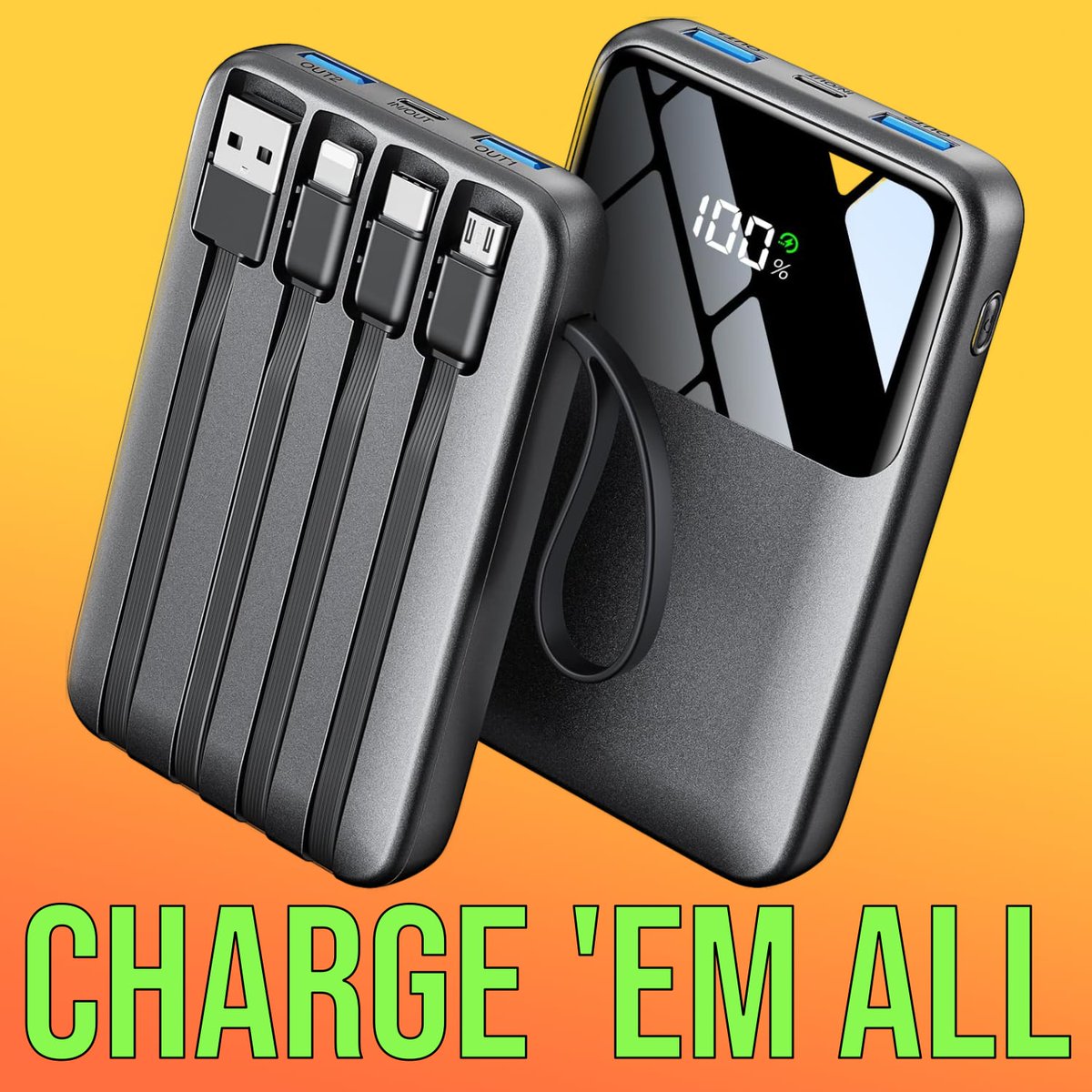 cultofmac's tweet image. 🔥 DEAL OF THE DAY: This beefy backup battery comes with every type of plug imaginable, and costs just $22.99 — a hefty 59% off. Definitely could save your bacon on a trip! #travelessentials #affiliate

dlvr.it/TRZCsj
