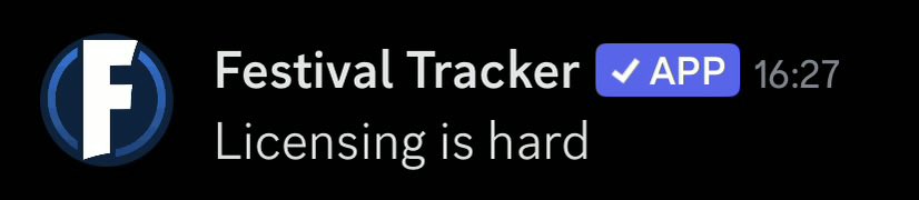 Festival Tracker · Fortnite Festival Bot & Info tweet media