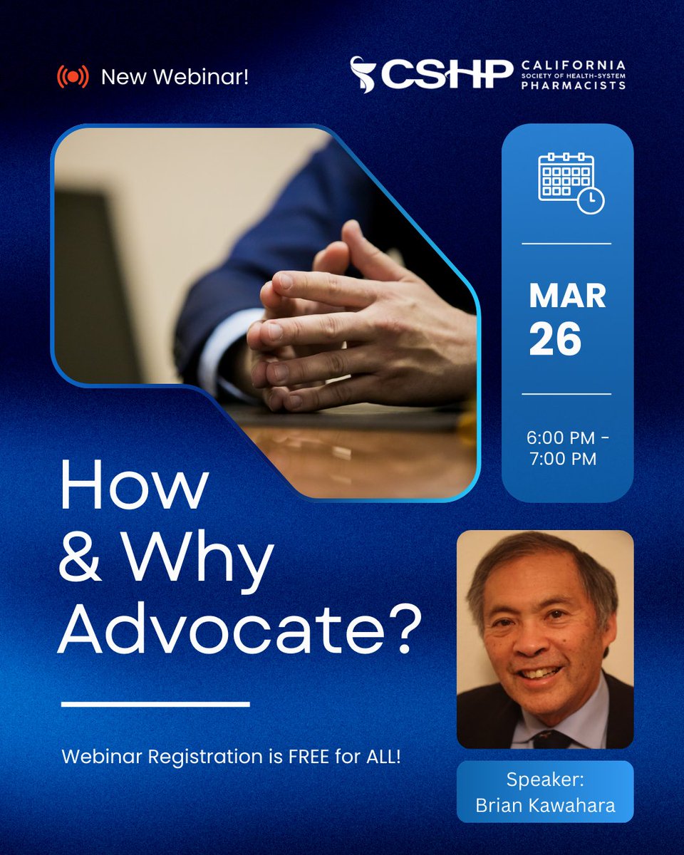 California Society of Health-System Pharmacists tweet media