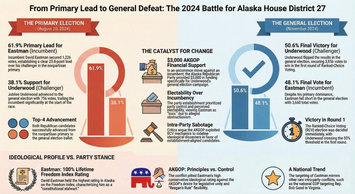 <a href="/whaley1212/">Al Whaley</a> It's worse the <a href="/akgop/">Alaska GOP</a> actively used the Open Primary and RCV to remove the most conservative legislator in Alaska in 2024.