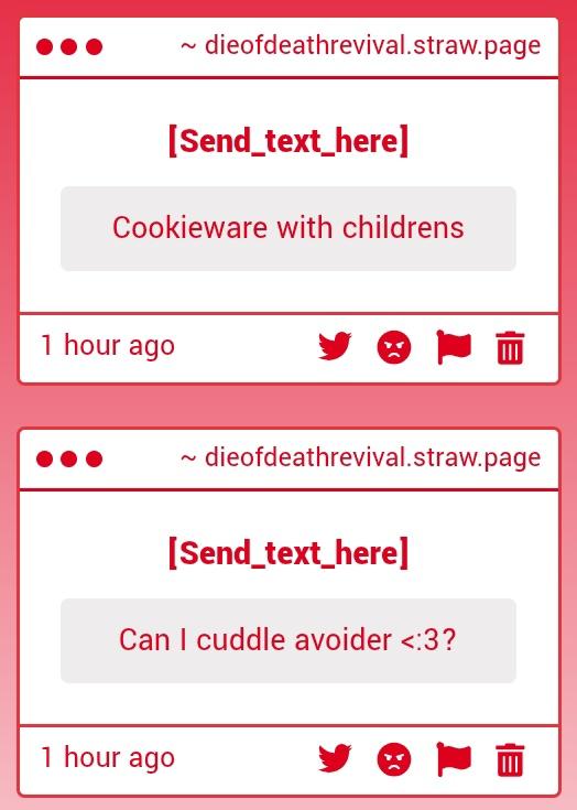 AndTheCr34t0r's tweet photo. 1- here you go
2- sure (got lazy ahhh)
#dieofdeath #cookieware https://t.co/FDHlIRLTuW