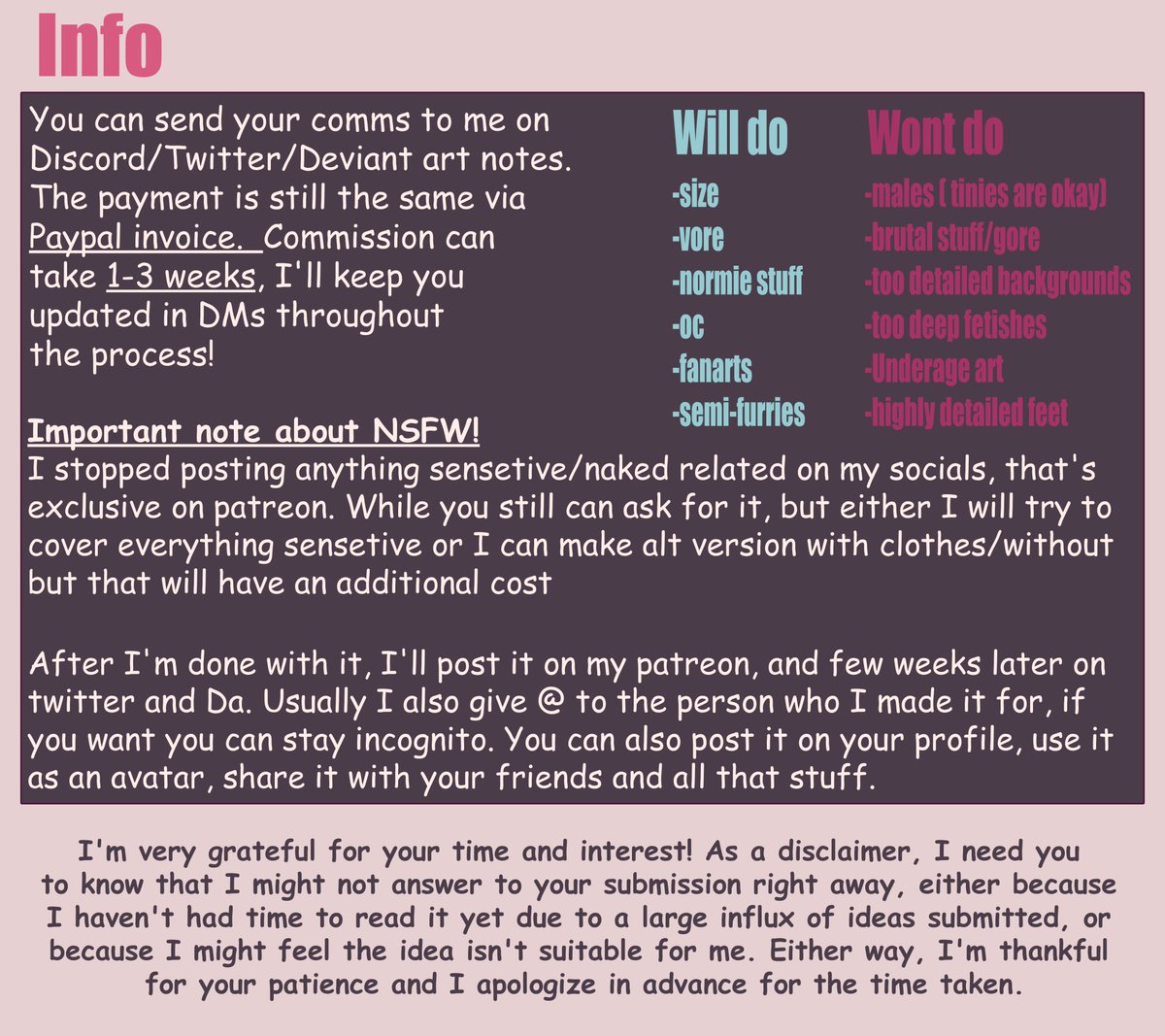 IWillSunder COMMS OPEN tweet media