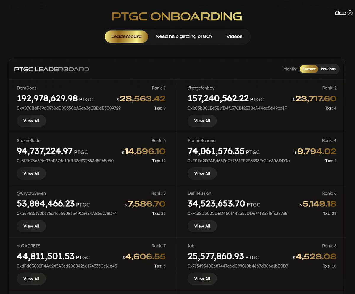 its happening. #pTGC onboarding is fast 🔥