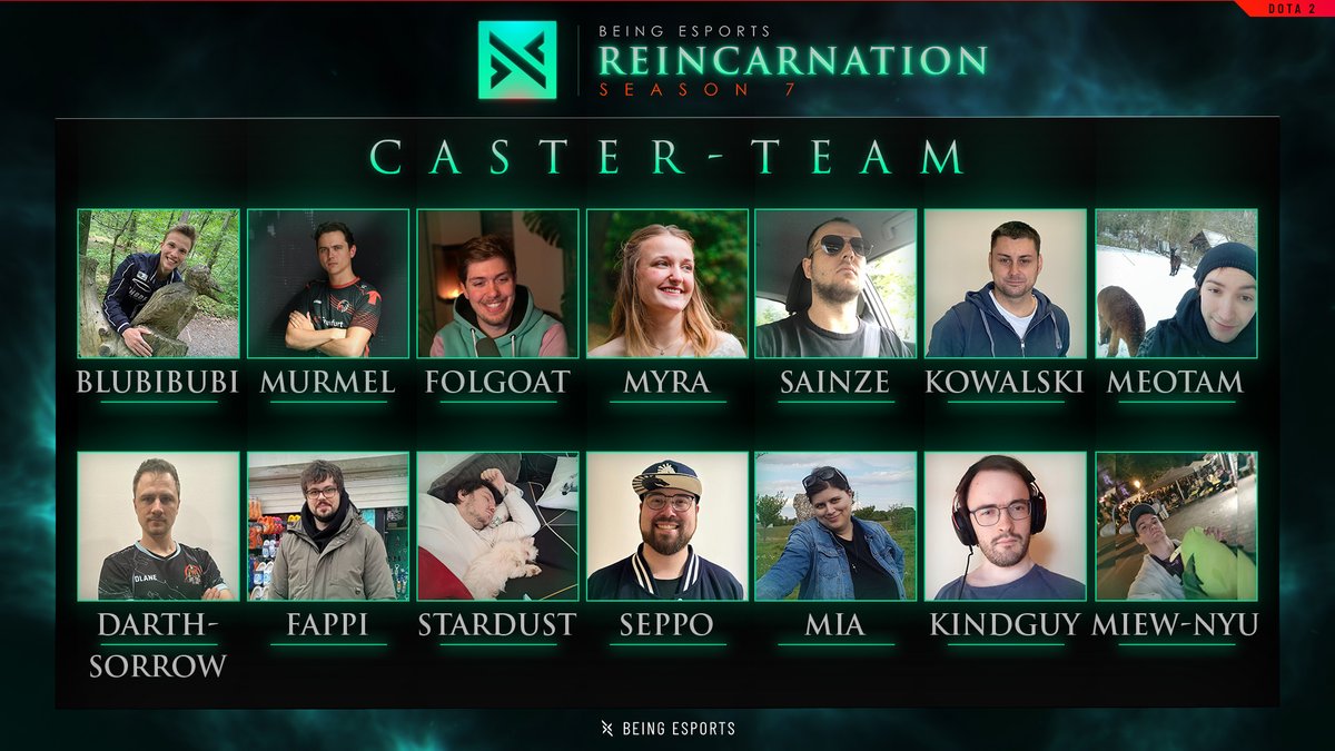 UNSER COMMUNITY CASTER PROGRAMM

Ein paar sind ein wenig schüchterner und haben uns kein Bild geschickt 😶‍🌫️   

Schaut am besten auf den Twitch-kanälen vorbei und lasst schonmal ein Follow da, um keinen Cast zu verpassen!

Shrooky – twitch.tv/shrooky
Darthsorrow –