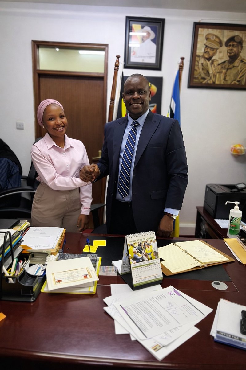 NextWMPBusia's tweet photo. Grateful for the time with Hon. Minister for Youth. But more importantly, this moment is a reminder that young leaders are not waiting! We are ready to lead, to serve, and to transform Uganda. The future is not ahead of us it is us. 🇺🇬
@NRMOnline @Plumedia1 @PopeRespector @nbstv https://t.co/1rqj9cSGG8