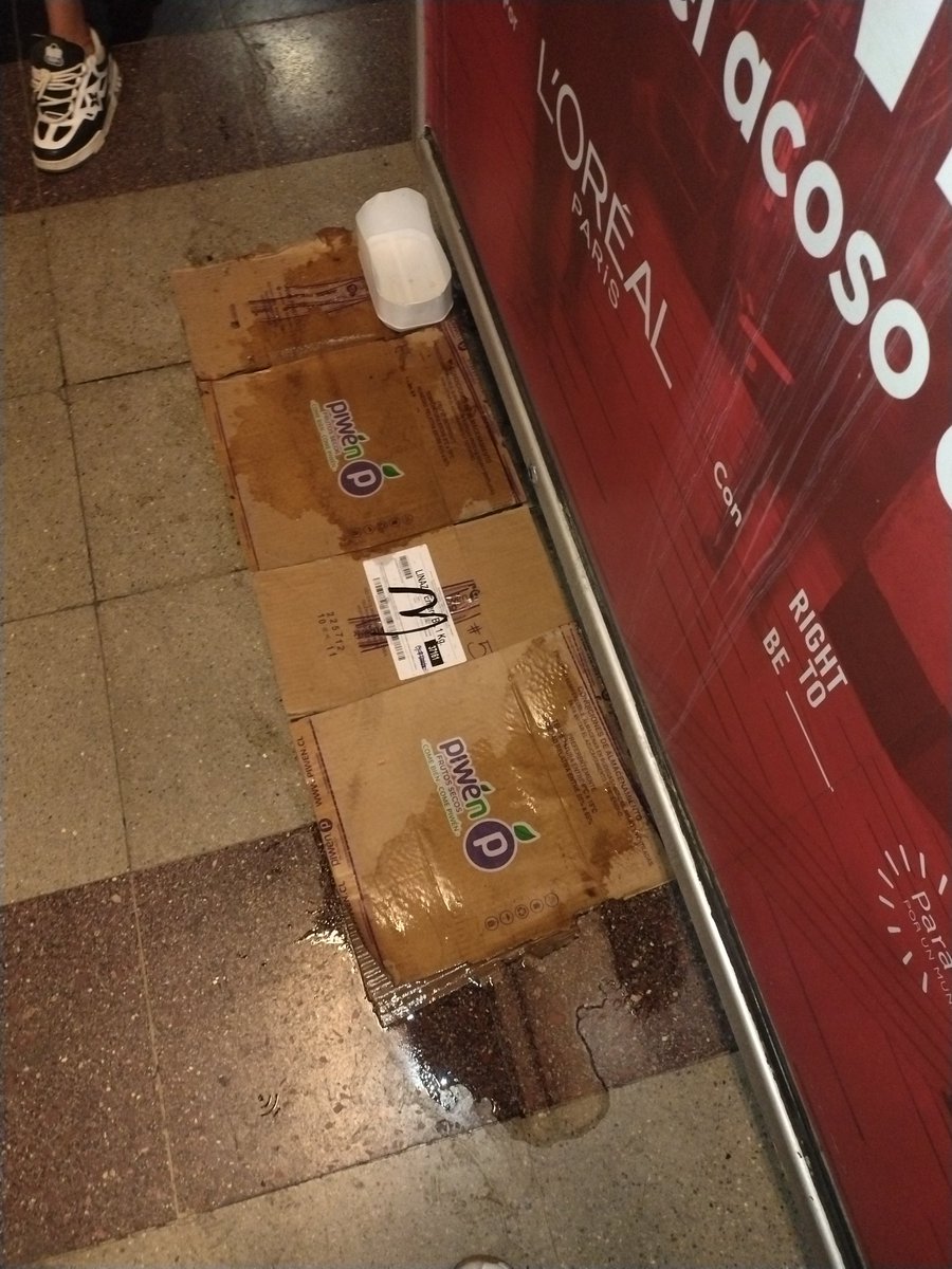 gegepez's tweet photo. @metrodesantiago #metrodesantiago #metro #chile #manquehue #L1 #santiago precio hora punta 895 incluye ver las cataratas de agua... https://t.co/SWbR6J2qJ1