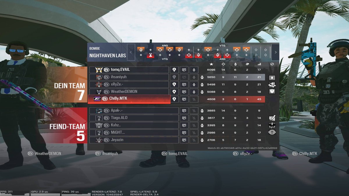 Ihsaniyuh's tweet image. Won First Map 7:5 against Starboys Aura
Lost second Map 2:7 against Good Intentions #rumble Next Quals will be better