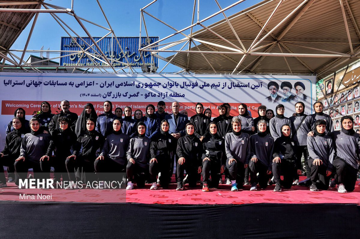 In the midst of a battle with a front of lies, you fought with deceit and stood firm, and you struck a heavy blow at the enemies of Iran. Welcome home, Islamic Republic of Iran Women's National Football Team.
The enemies wanted to show that Iran was not safe for them. They failed