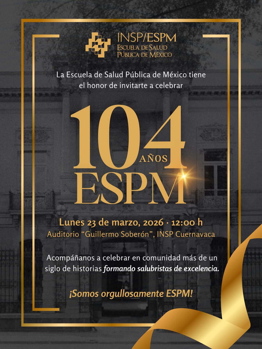 Escuela de Salud Pública de México tweet media