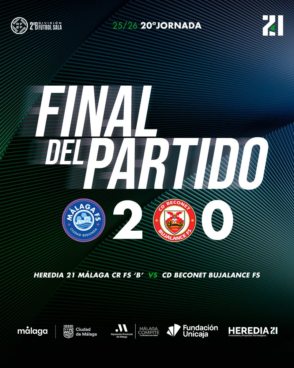Heredia 21 Málaga Ciudad Redonda FS tweet media