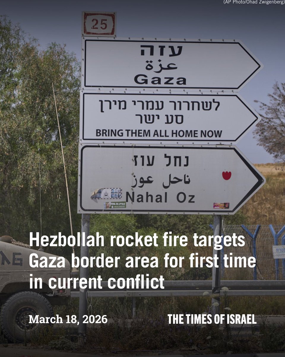 The Times of Israel tweet media