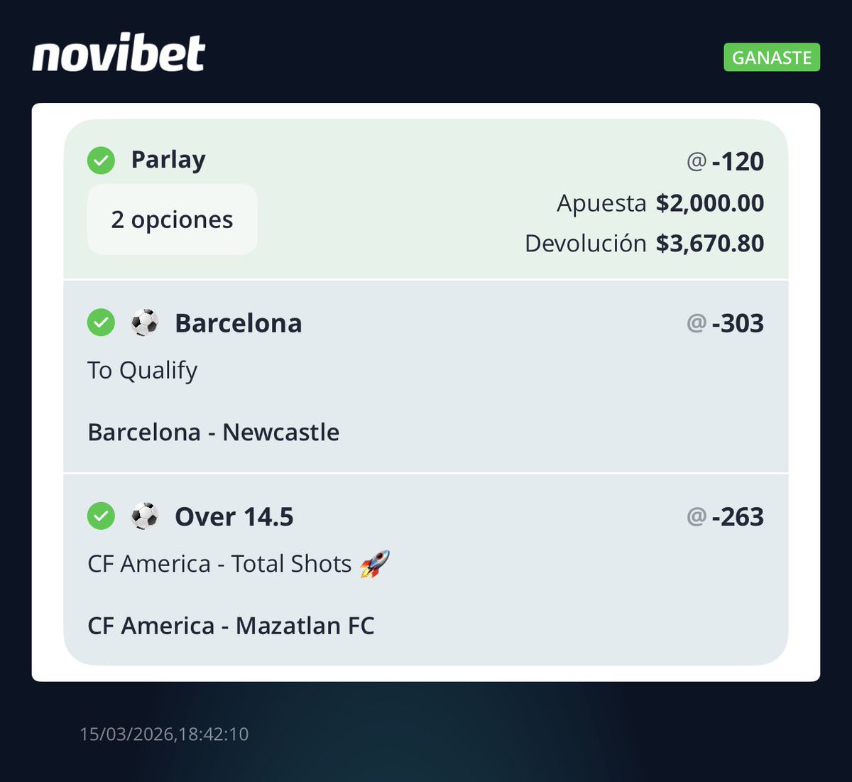 El Pick de Bernardo tweet media