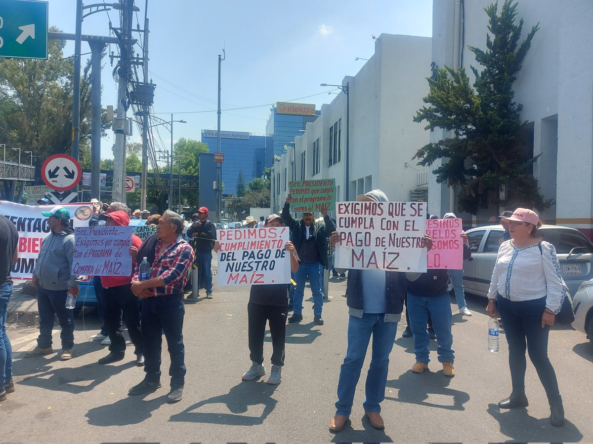 pulsomxenlinea's tweet photo. #ultimominuto #campesinos #Morelos exigen pago justo sin intermediarios #bloqueo a la circulación sobre Av. #Insurgentes al sur y Calz. Olimpo, colonia Villa Olímpica @TlalpanAl https://t.co/ZZ67zHoBQg