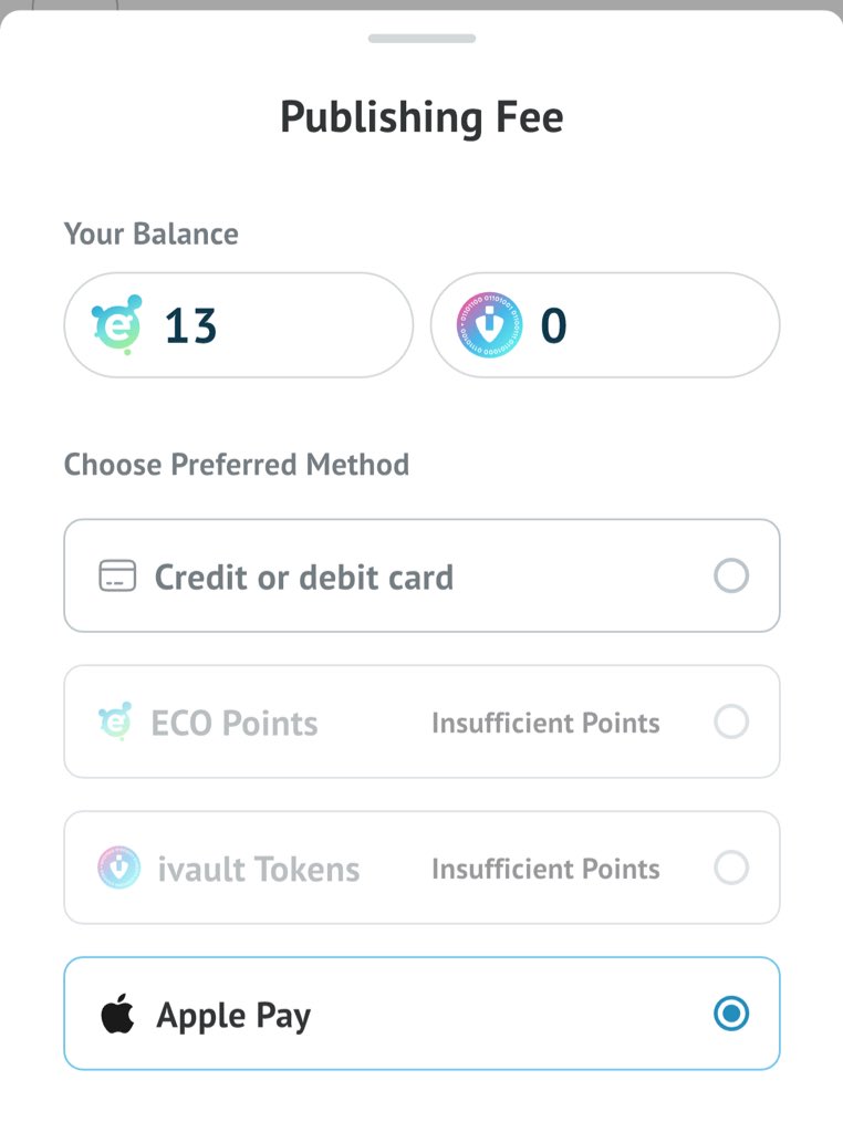 Daily reminder never forget to claim your daily eco points on ivault app, for those that already gotten enough eco points and waiting for it to be converted to $IVT tokens, it’ll take place on June 6 so for now keep claiming those eco points, 
and you can also use them to pay for