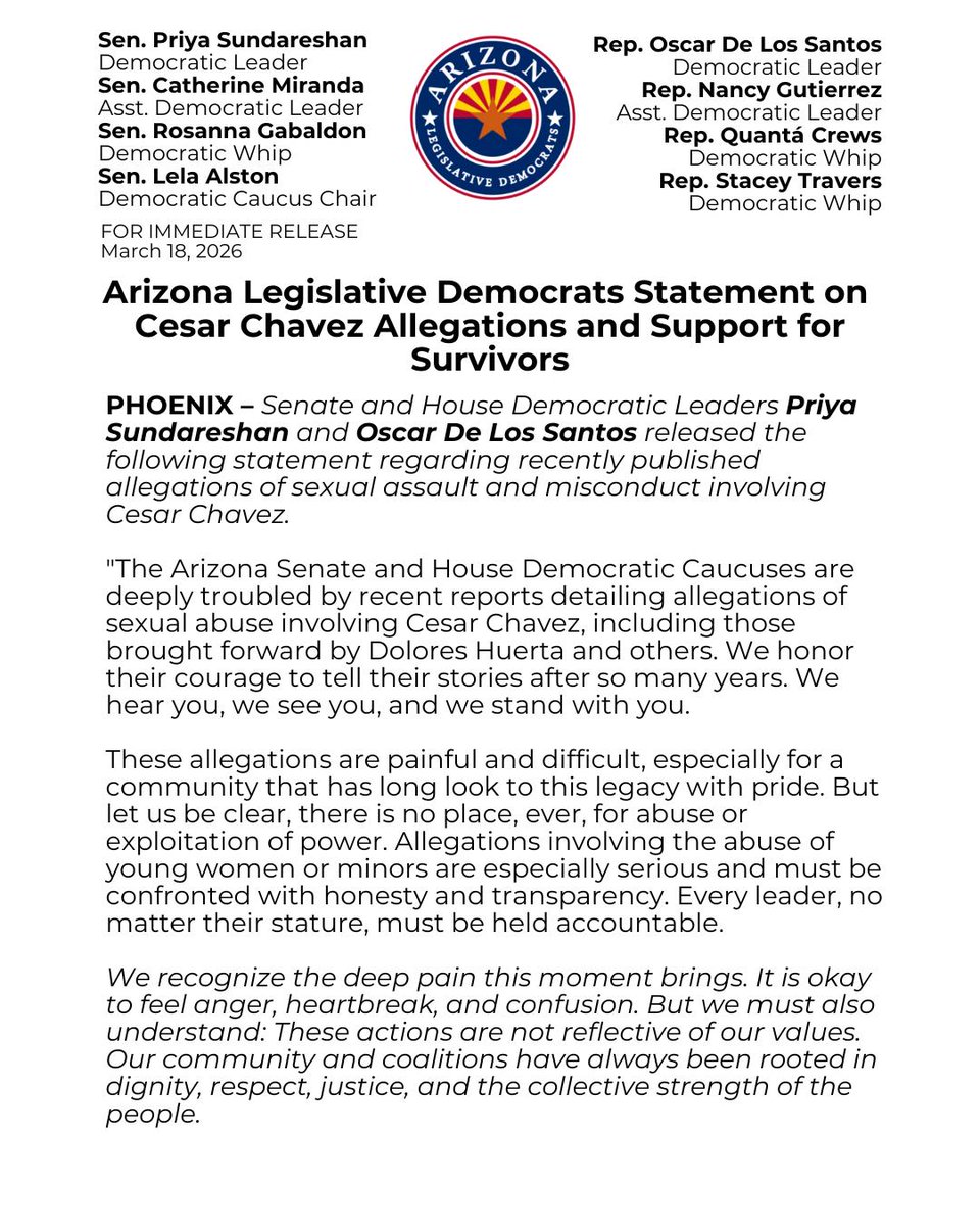 Arizona House Democrats tweet media