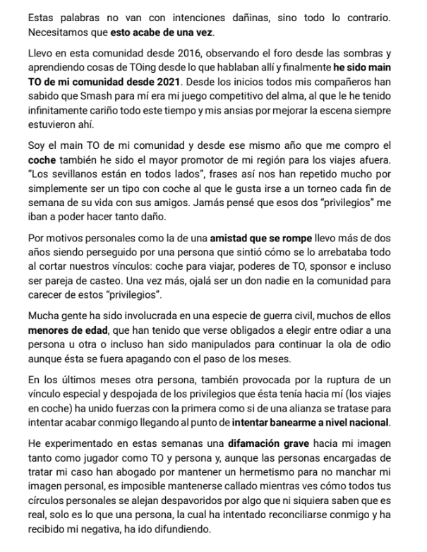 Armando64_64's tweet photo. Hemos sobrepasado la línea del odio hasta un punto en que necesitamos que esto acabe ya.

Si me estáis leyendo, os pido dos minutos para conocer y entender mi posición al respecto.

Por el bien de nuestra comunidad, necesitamos poner todos de nuestra parte para que esto acabe. https://t.co/nudyjq7vbV