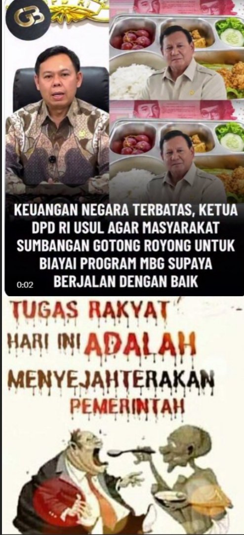 tragedit21's tweet photo. @SoeTjenMarching Mungkin Pengennya begini biar rakyat kecil tercekik https://t.co/Ss4fPXO3P9