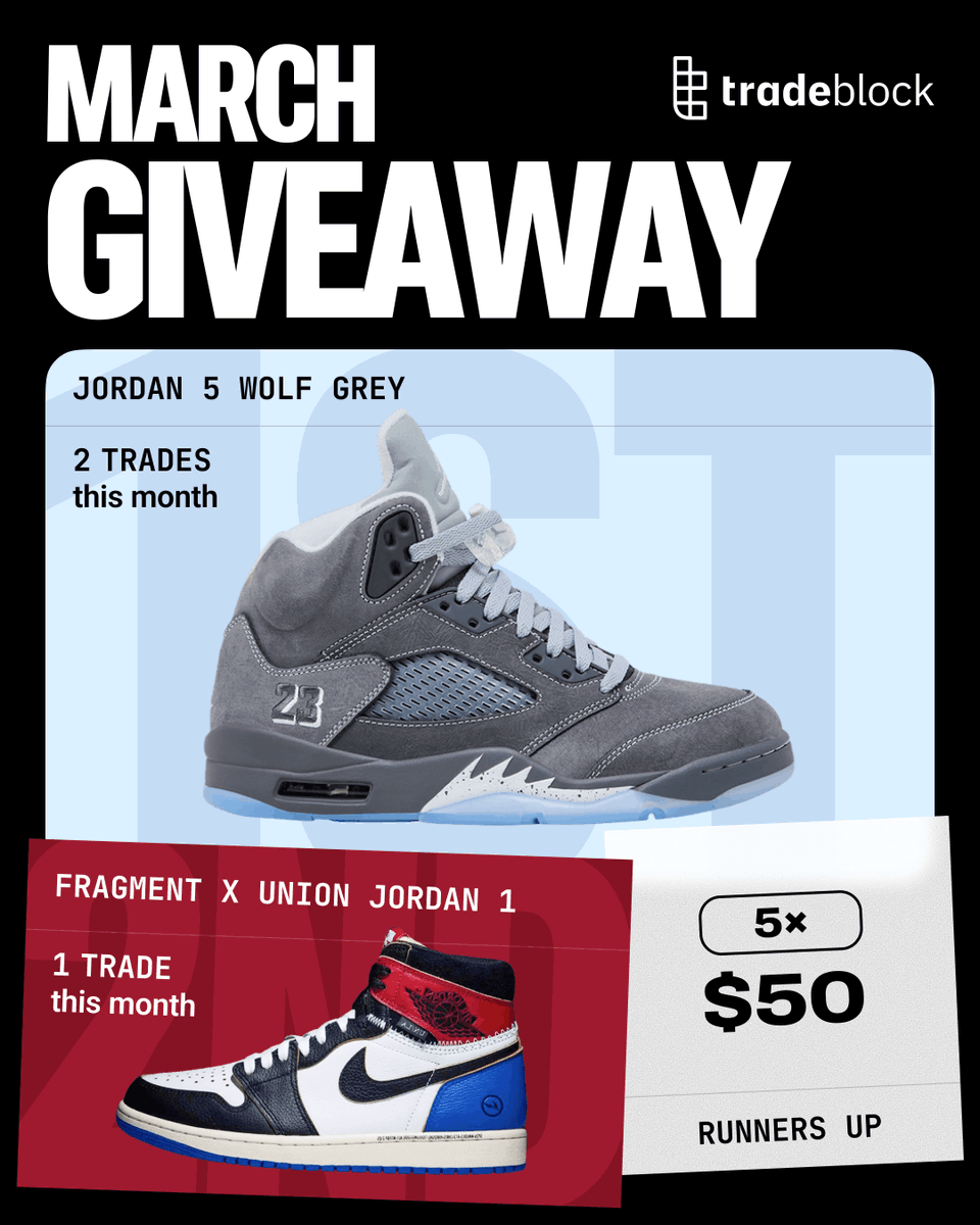 Tradeblock - #1 Sneaker Trading App tweet media