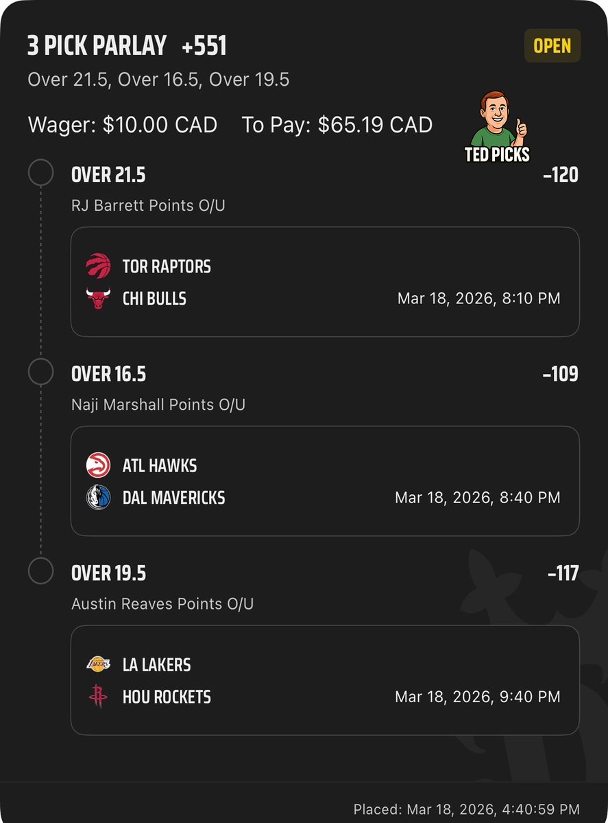 Ted Picks tweet media
