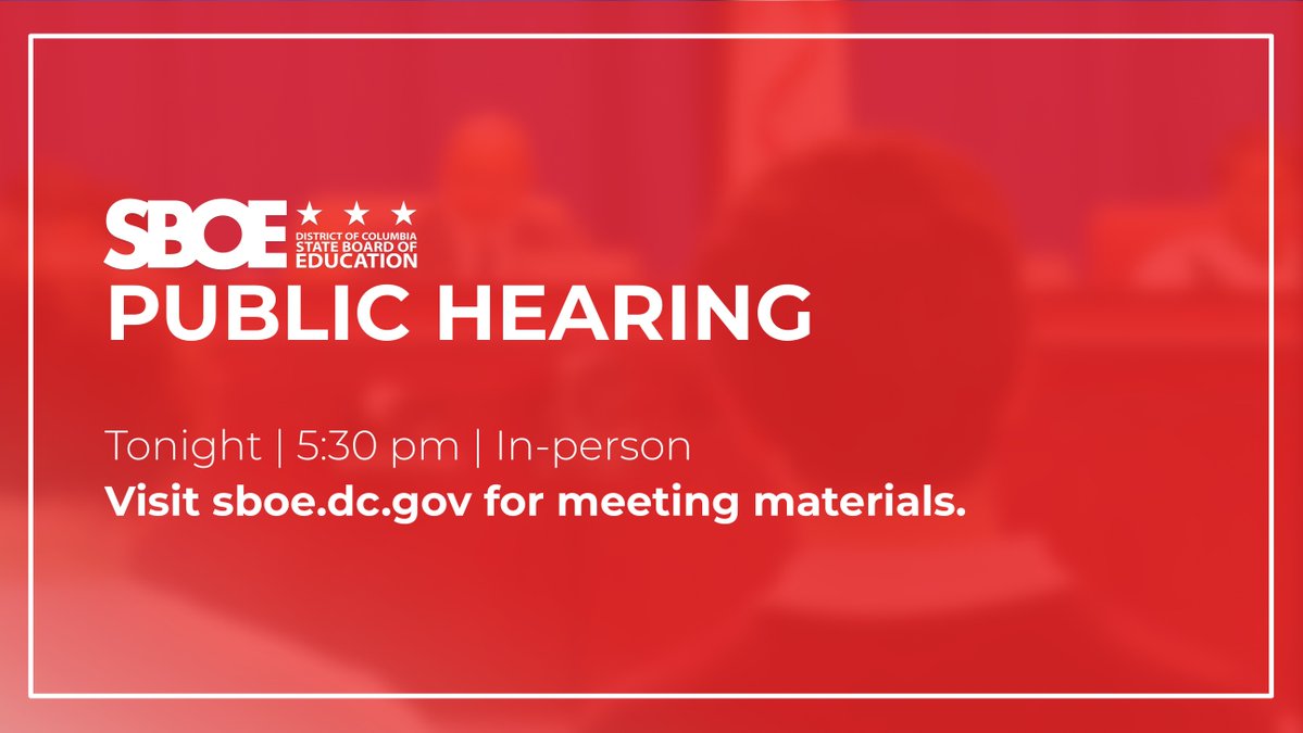 DC State Board of Ed tweet media