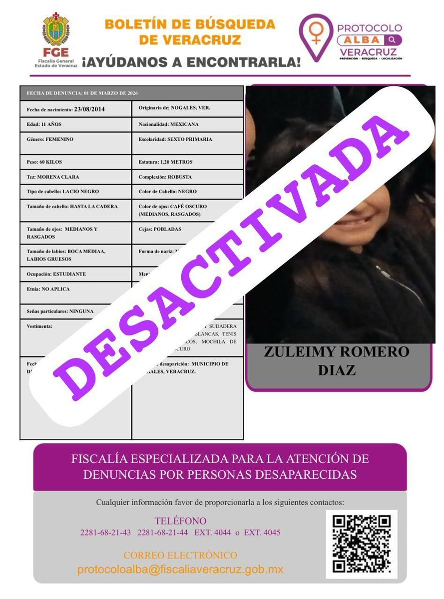 Protocolo Alba Fiscalía Veracruz tweet media