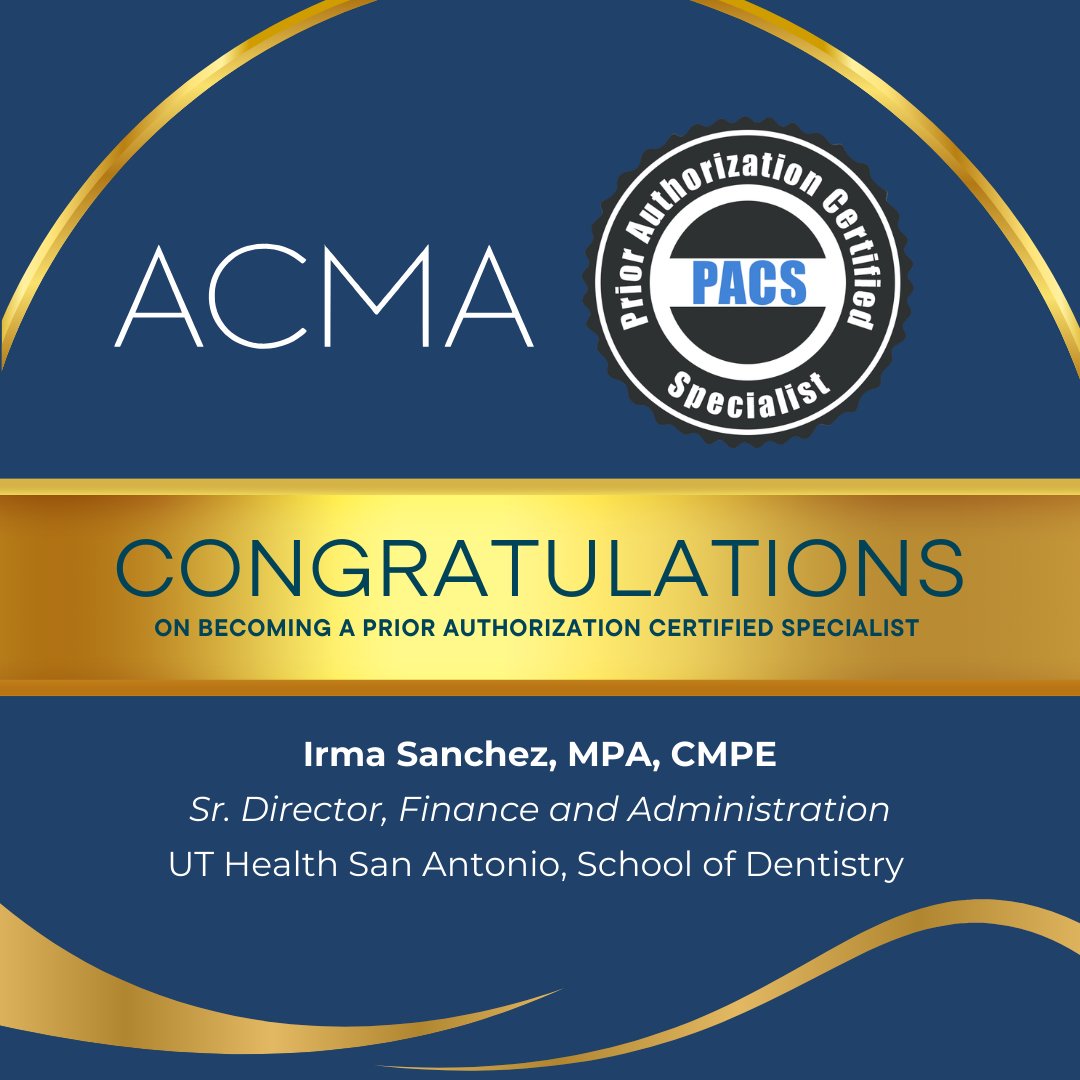 Accreditation Council for Medical Affairs (ACMA) tweet media