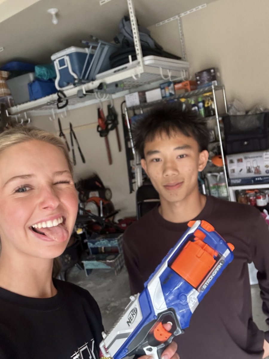 scuba_shootas's tweet photo. JAMES CHIN what happened?!? 2nd times the charm ☘️ AND with the unicorn BEDAZZLED gun‼️‼️ ouch 😬😬 Why even revive just to get shot the same way🫨🫢 @thebulletbust 😘😘 
@WarriorNerf https://t.co/yCCxwcgxjr