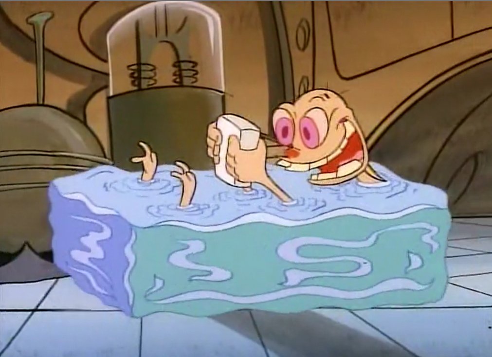radiodormouse's tweet image. John Kricfalusi initially told Carbunkle that he'd be fine doing limited animation and relying on the layouts and key posing to do the acting, Bob Jaques wanted to push distortion and use cinematic framing. #AnimationHistory #RenAndStimpy