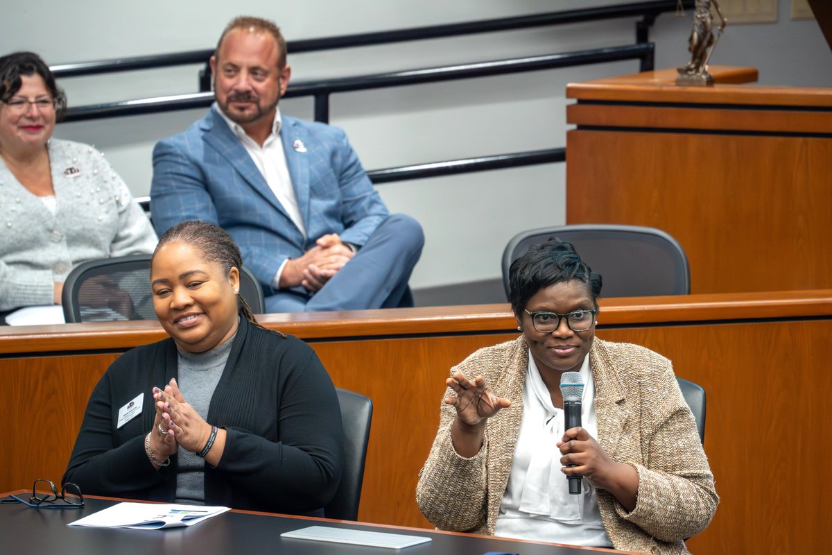 StThomasLaw's tweet photo. Class of 2026 officially launched their bar prep journey at today's Bar Exam Kickoff event!

From Dean Tarlika Nuñez-Navarro's motivating words to the Academic Success Program's roadmap for success, our students are equipped and ready to rise to the challenge.

#STUMiami #STULaw https://t.co/AKF2TSGROQ
