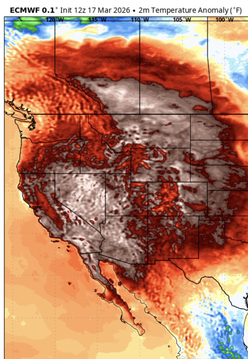 jason61987's tweet image. Wednesday March 18, 2026 1:56 PM : #Heatwave #CAwx #Azwx