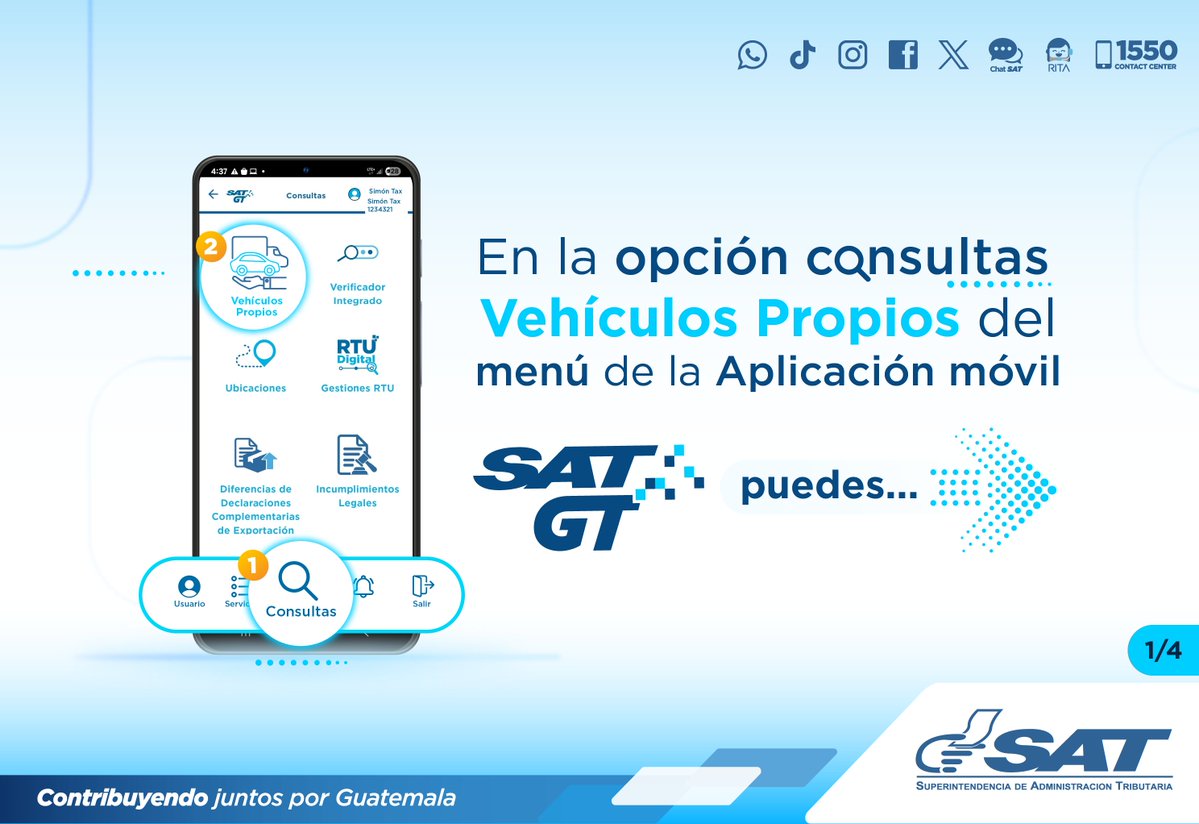 SAT Guatemala tweet media