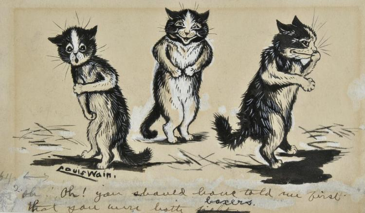 Louis Wain Bot tweet media