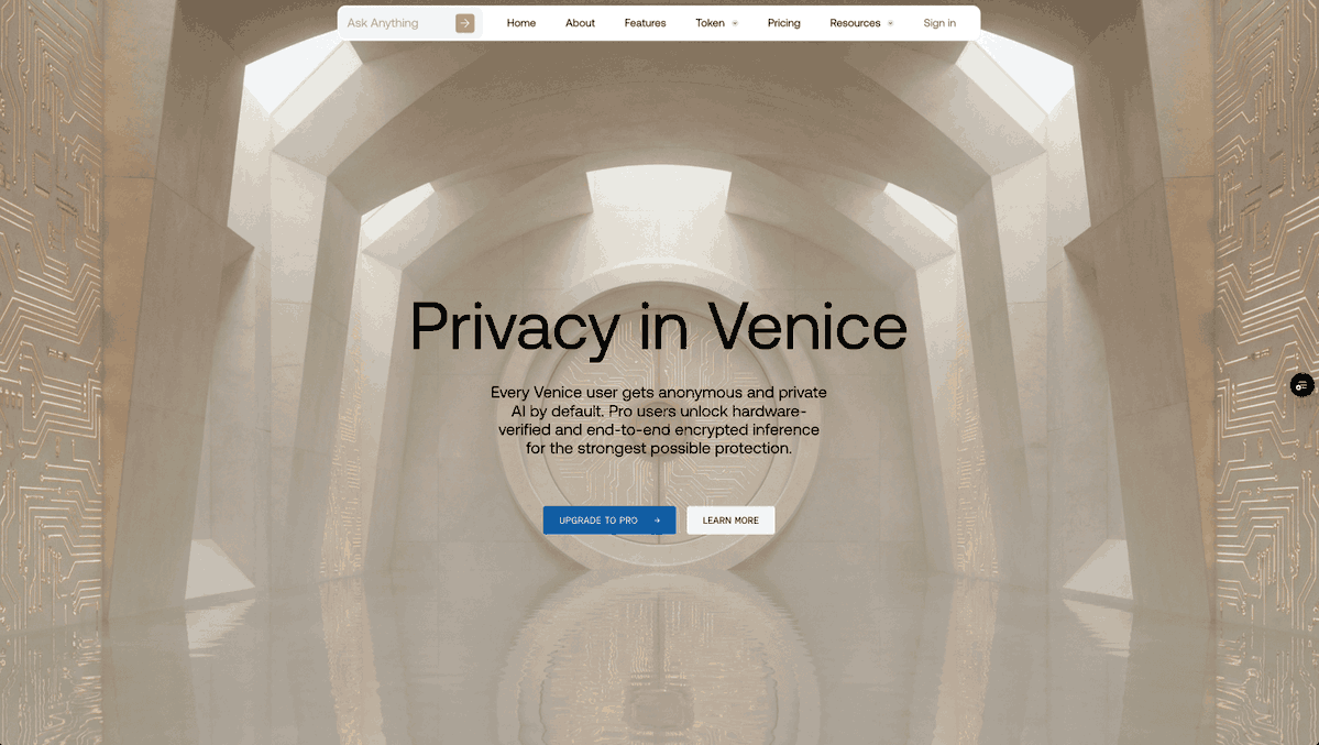 Full details and FAQ on our new Privacy page about our privacy architecture, four privacy modes, and what Venice does, doesn't and cannot store

venice.ai/privacy