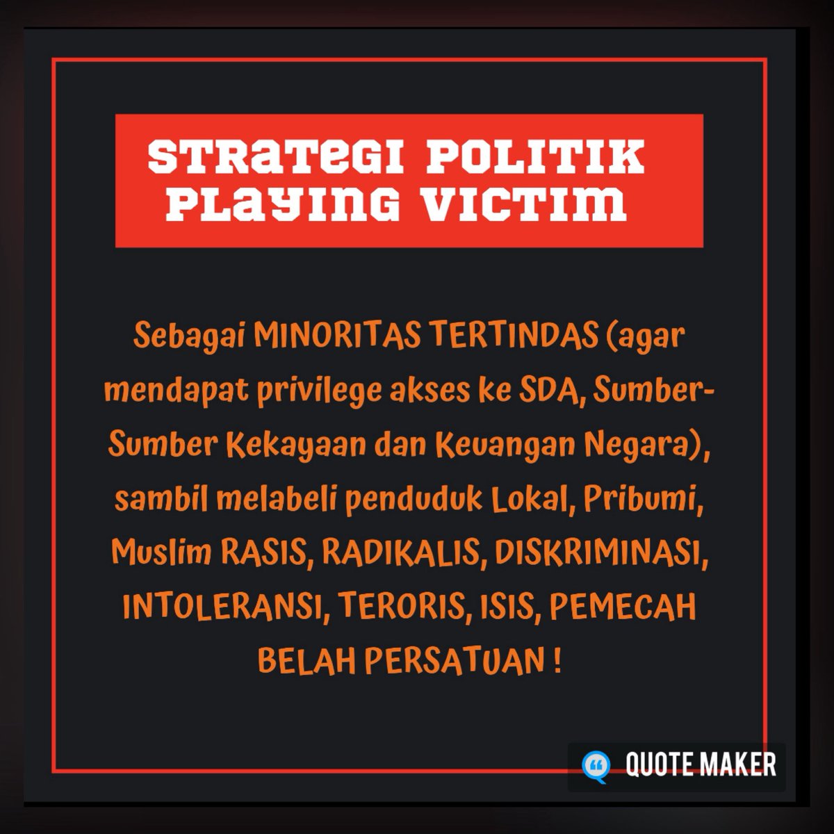 Berpikir_Lurus3's tweet photo. PD-2 Blok Inggris, AS, Tiongkok vs Blok Jerman, Rusia, Jepang. Jepang kalah, Indo dikuasai Blok Barat. AS dapat G-Emas Papua. Inggris mundur (krn Jend Malaby tewas). Indo dikuasai Tiongkok.
.
Tiongkok mengirim para #ProxyChina (pakai Strategi Politik Pembauran) u/ menguasai Indo. https://t.co/1JR21YaFco
