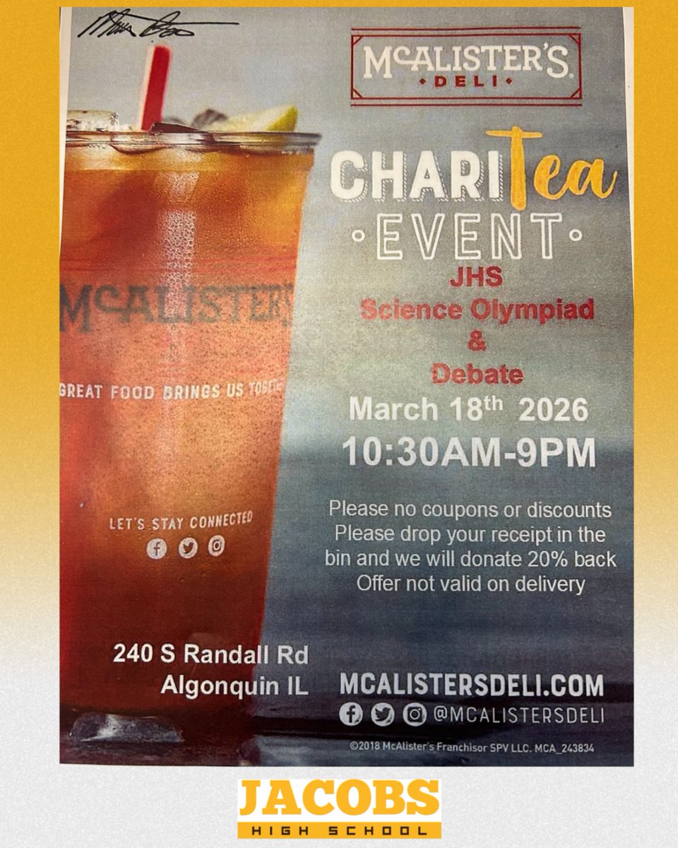 Jacobs High School tweet media