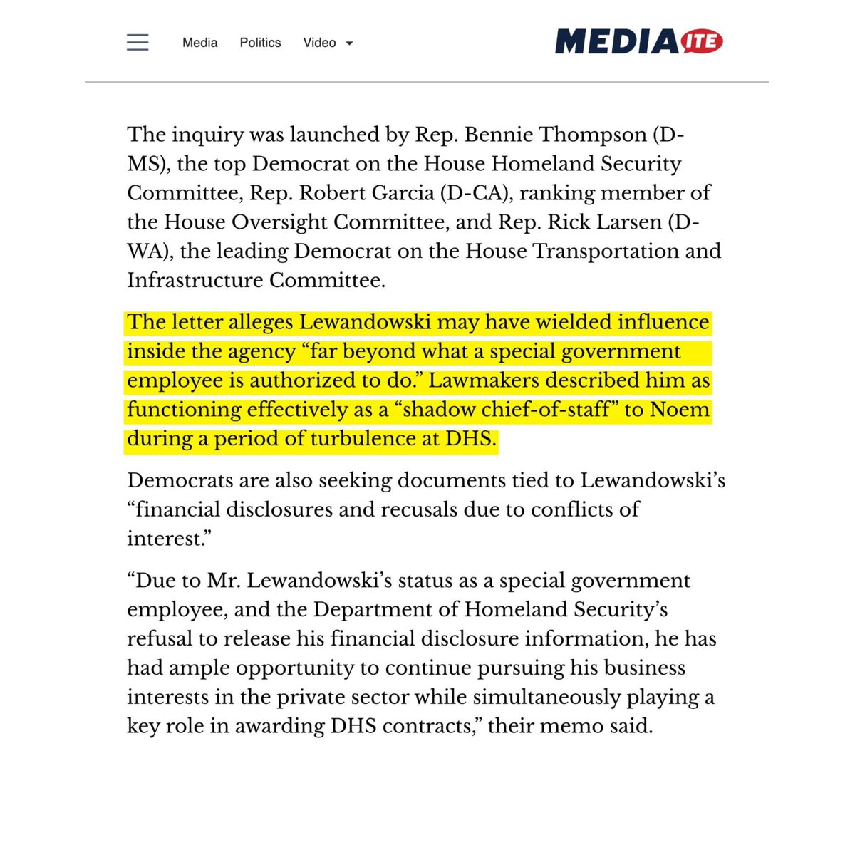 Oversight Dems tweet media