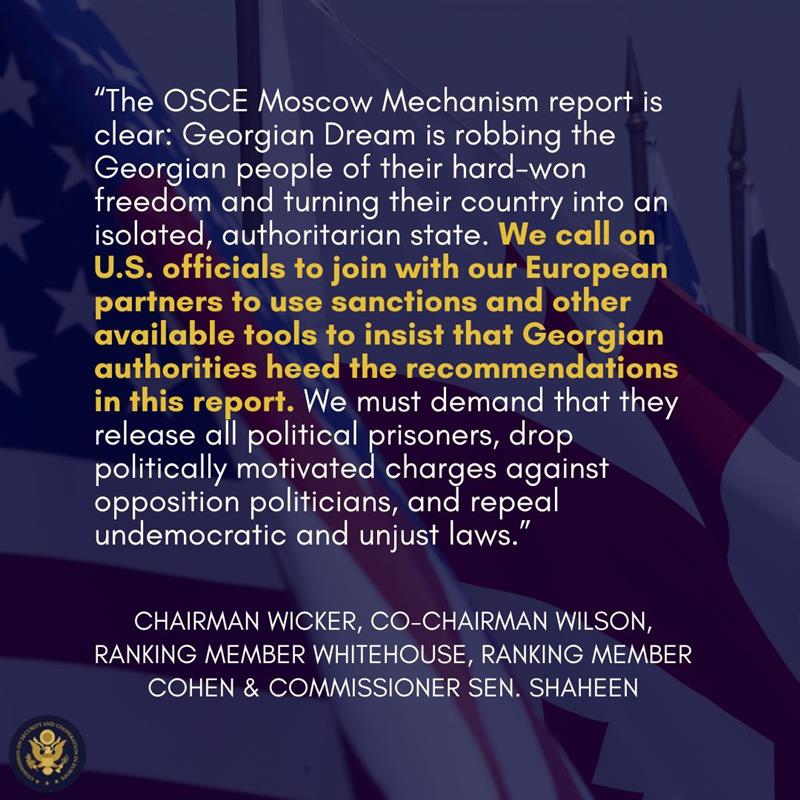 U.S. Helsinki Commission tweet media